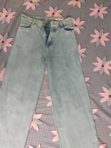 Light Wash Wide Leg Jeans