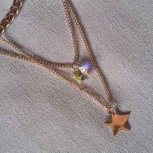 TRENDS 3 Layered Chain Necklace