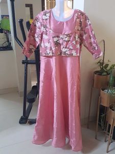 Diwali Pink Kurta With Pocket