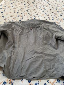 Gray  Full Sleeve Shirt Button-Down