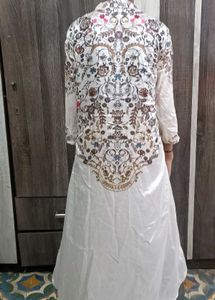 Elegant Floral Print Kurta