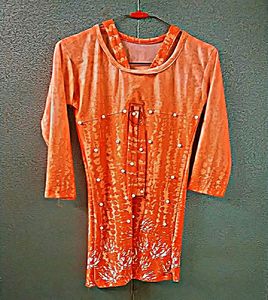 Orange Full Sleeves Top For Cute Girls ❤️😘