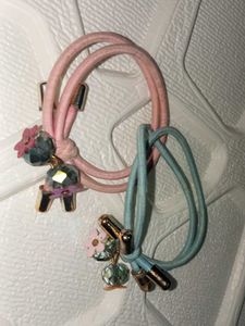 Hair Tie &amp; Feather Earrings