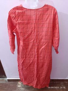 Xl Branded Stylish Orange Kurta