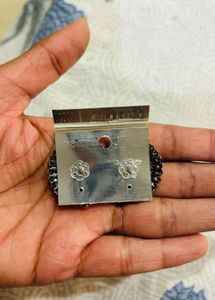 Combo Of Three Silver Jhumka Earrings