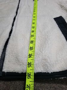 White Fleece Hoodie Jacket