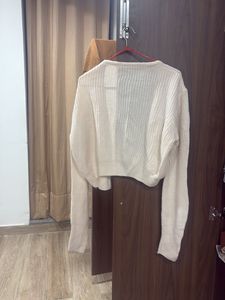Cream Knit Cardigan