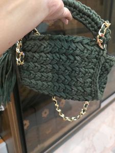 Combo Of 2 Mehndi Green Sling Bag