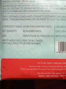 Nua Complete Comfort Heavy Flow Pads