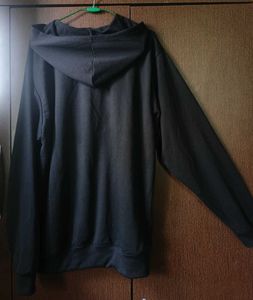 Oversized Black Hoodie For Men And Women