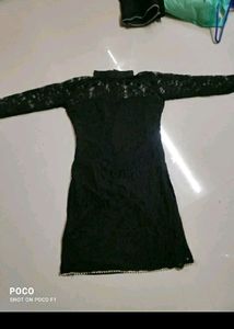 Black Net Kurti