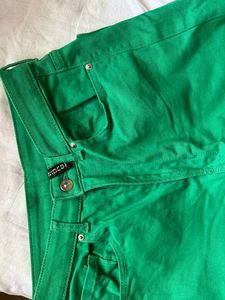 Green Wide Leg Pants
