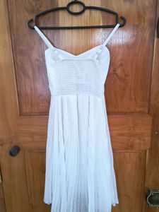 White One piece Dress Party Wear