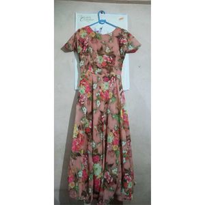 Floral Print Maxi Dress