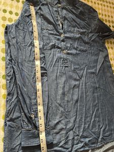 Chambray Tunic Blouse
