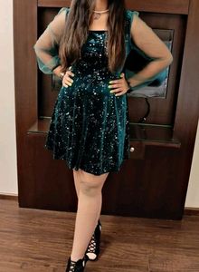 Galaxy Glitter Dress URBANIC