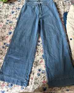 Wide Leg Denim Jeans