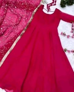 WOMEN Embrodairy Stright Kurta Set