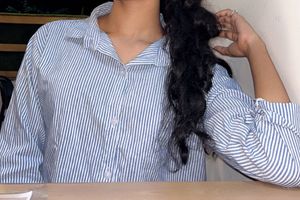 Striped Button-Up Shirt