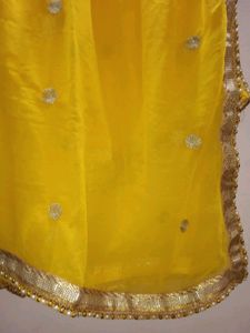 Festive Wear Yellow Sharara Set