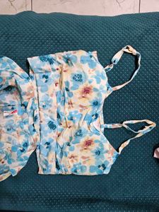 Beach Style Shirt Top Set