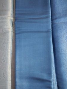 Blue Printed softy saree...