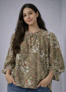 Floral Print Top