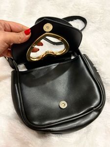 Heart Detail Sling Bag