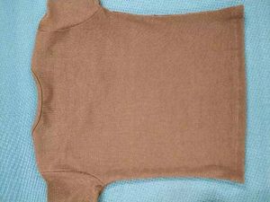 Stylish Brown Body-hugging Top