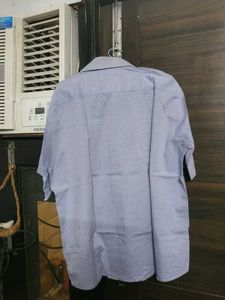 Light Blue Short Sleeve Button Down shi