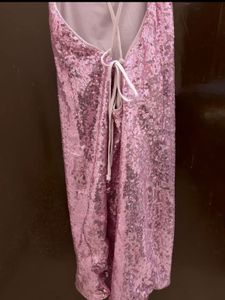 Sparkly Pink Mini Dress