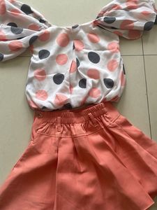 Skirt Top Set