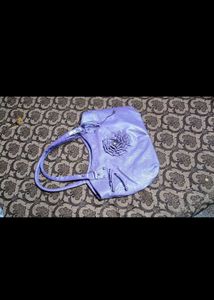 Hellow space Lavender Hand Bag