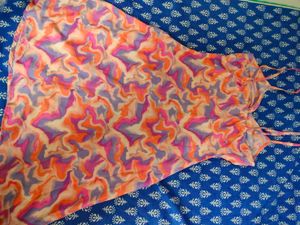 Swirl Print Mini Dress