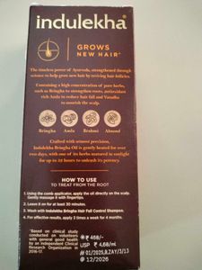 Indulekha Bringha Hair Oil