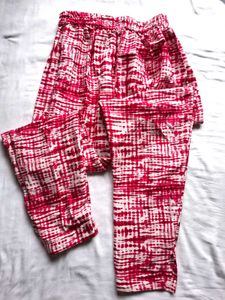 Patterned Casual Pants