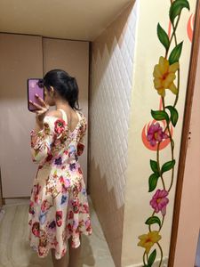 Floral Print one piece frock Dress