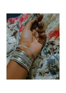 Silver Bangle Set