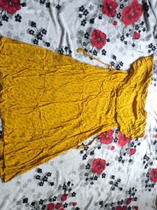 Butterfly 🦋 Yellow Casual Dress
