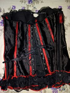 Red &amp; Black Gothic corset