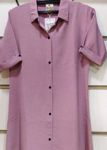 Pink Short Kurta