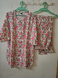 Cotton Cord Set Totally New 🌺🌹 Print