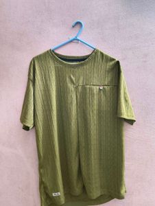 Olive Green Pocket Tee
