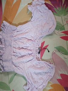 Off-Shoulder Crop Top