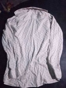 Patterned Long Sleeve Button Down