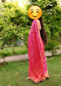 Elegant Pink Saree