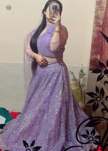 Sparkling Lavender Lehenga Choli