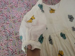 Butterfly Print Dress