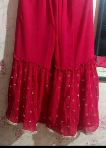 Pink Embellished Salwar Kameez Set