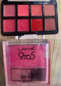 COMBO love Earth Lip And Cheek Tint + Lakme Blush